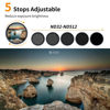 Picture of K&F Concept 62mm Variable ND Lens Filter ND32-ND512 (5-9 Stops) Adjustable Neutral Density Lens Filter with 28 Multi-Layer Coatings for Camera Lens (Nano-X Series)