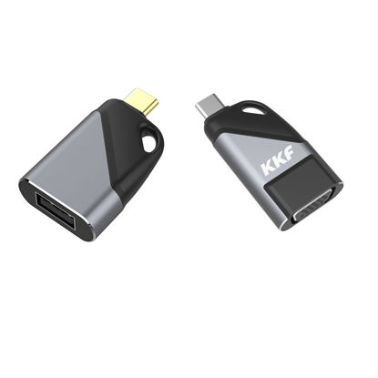 Picture of Kkf USB C to VGA with USB A OTG Adapter USB Type C to VGA Male to Male Cable Converter for Mobile Phone, Laptop, Tablet to Connect VGA Projector, Monitor (USB C to VGAI Adapter) (USB C to VGA+OTG)