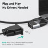 Picture of Kkf USB C to VGA with USB A OTG Adapter USB Type C to VGA Male to Male Cable Converter for Mobile Phone, Laptop, Tablet to Connect VGA Projector, Monitor (USB C to VGAI Adapter) (USB C to VGA+OTG)