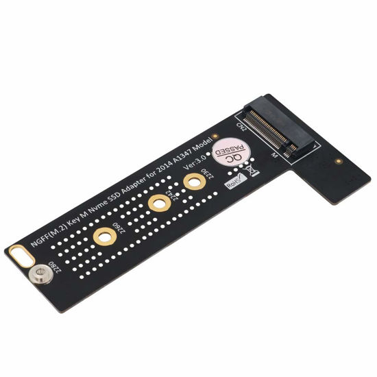 Picture of PCI-E x4 x2 M.2 NGFF M-Key NVME AHCI SSD Converter Card Adapter Raiser for 2014 MacBook Mini A1347 MEGEN2 MEGEM2 MEGEQ2 NVME SSD