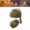 Picture of CUTEBBPHOTO Newborn Photography Wrap Boy Girl Baby Photo Wraps Outfits Stretch Crochet Blanket Props (Green)