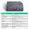 Picture of MSAFF Starlink PoE Injector - 150W Gigabit PoE Injector Compatible with Starlink Standard Actuated Gen 3 Dish 2-in-1 12v Conversion Kit with SPX Cable Adapter and Converter DC 9-36V Input
