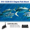 Picture of MoreFiiCo 0 Degree Pole Mount Accessories Fit for LiveScope Plus LVS34 & LiveScope Plus System Replaces 010-13228-03 0101322803, Black