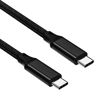 Picture of USB C to USB C Cable, 3.2 Gen 2 USB-C Cable 10ft - 4K UHD 20Gbps USB C Cable 100W PD Fast Charging Cable for MacBook Pro, for iPad Pro, Nylon Braided, Black.