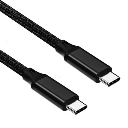 Picture of USB C to USB C Cable, 3.2 Gen 2 USB-C Cable 10ft - 4K UHD 20Gbps USB C Cable 100W PD Fast Charging Cable for MacBook Pro, for iPad Pro, Nylon Braided, Black.