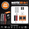 Picture of walrfid 2 Pack Car Screen Cleaner, Computer Screen Cleaner Spray and Wipe, Laptop Cleaning Mist Kit for Electronic iPad, iPhone, Phone, MacBook, TV, Car Monitor Display, with Graffiti Case, Black Red