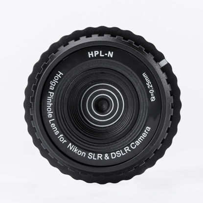 Picture of Holga HPL-N 0.25mm Pinhole Lens for Nikon SLR & DSLR Camera(Black