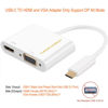Picture of CableCreation [2 Pack USB C to VGA and HDMI Adapter, USB C to VGA Adapter for Monitor Compatible with iPhone 15 Plus/15 Pro Max, MacBook Pro, iPad Pro 2020, Yoga 910, Surface Pro, Pixel