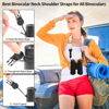 Picture of FIEIL Universal Shoulder Strap, Neoprene Padded Bag Strap with Double Adjustable Buckles, Replacement Neck Lanyard for Camera, Cellphone Tablet,iPad, Laptop, Binocular, Luggage Bag(Rainbow Colored)