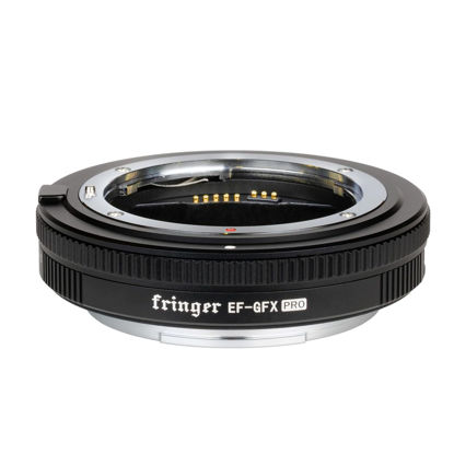 Picture of Fringer EF-GFX PRO Autofocus Camera Mount,Lens Adapter Ring Compatible with Canon EF to Fuji GFX100II/ GFX100/ GFX100S, Sigma, Tamron EF Series Lens