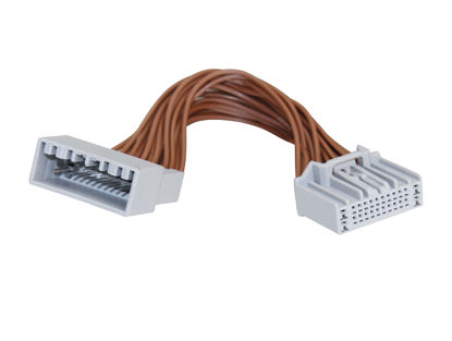 Picture of YONGJIANGXIA 24Pin Full Pins Wire Harness for Honda Accord Aux CD Changer Navigation 15CM