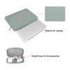 Picture of MOSISO Laptop Sleeve Compatible with MacBook Air 15 inch M3 A3114 M2 A2941 2023 2024/Pro 15 A1990 A1707, Surface Laptop 15, Dell XPS 15, HP Stream 14 inch, Neoprene Bag with Small Case, Antique Green