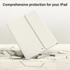 Picture of BQDIYOO Keyboard Case for iPad 9th Generation/iPad 8th Generation/iPad 7th Generation(2021/2020/2019), 10.2 inch iPad 9/8/7 Case with Keyboard, Auto Wake Sleep Case with Pencil Holder, White