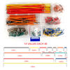 Picture of ELOOGAA U-Shape Breadboard Jumper Wires kit,14 Vaules 560Pcs 2-125mm Solderless Flexible Breadboard Connecting Line Cables