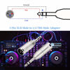 Picture of tisino 1/4" TRS to XLR Adapter, Balanced Quarter Inch 6.35mm Male to XLR Male Adapters - 2 Pack