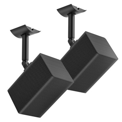 Picture of Speaker Wall Mount Ceiling Speaker Mount for Samsung SWA-9200S SWA-9100S SWA-9000S SWA-8500S Rear Speakers,Tilt and Swivel Adjustable Speaker Mount for Samsung 8500S 9000S 9100S Speaker Bracket,2 Pack