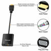 Picture of Moread Gold-Plated Active HDMI to VGA Adapter, 10 Pack, Male to Female with Micro USB Power Cable & 3.5mm Audio Port Cable for PS4, MacBook Pro, Mac Mini, Apple TV