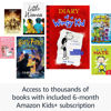 Picture of All-new Amazon Kindle Paperwhite Kids (16 GB) - Larger 7" glare-free display. Kids read an average of 1+ hour per day with Kindle - Diary of a Wimpy Kid