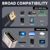 Picture of AIMHDUTY Micro HDMI to HDMI Adapter 8K Gold Plated, 2 Pack HDMI Female to Micro HDMI Male Connector, Support 8K@60Hz,4K@120Hz, Compatiable with Camera, Laptop, Projector etc