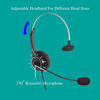 Picture of DailyHeadset 2.5 mm Jack Phone Headset On Ear Headphones Hands Free for Cordless Landline Telephones