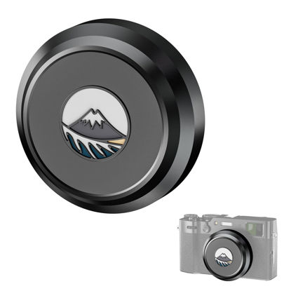 Picture of NEEWER Lens Cap for X100V & X100VI, Aluminum Alloy Snap On Lens Protector Cover with Scratch Resistant Interiors, Compatible with Fujifilm X100V & X100VI, Black, CA113