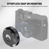 Picture of NEEWER Lens Cap for X100V & X100VI, Aluminum Alloy Snap On Lens Protector Cover with Scratch Resistant Interiors, Compatible with Fujifilm X100V & X100VI, Black, CA113