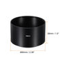 Picture of PATIKIL 49mm Lens Hood, Long Focus Frosted Surface Anti-reflective Inside Hood with 58mm Lens Cap and Cleaning Cloth for Camera Lens, Black for Nikon, for Fujifilm, for Pentax, for Leica