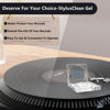 Picture of Turntable Stylus Clean Gel - Premium Anti-Static & Zero-Dust Stylus Cleaner, Dirt and Debris Dry Cleaning Mixture for Vinyl Record Player Needle (Square-White)