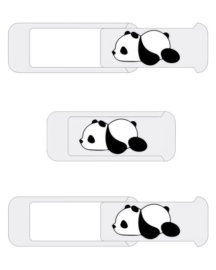 Picture of JUNGLE DEER Laptop Camera Cover Slide,Webcam Cover Slide,Protecting Your Privacy Security & Shelter from Breath Lamp - Cute Pattern Design 丨 Fits Laptop & Desktop, PC - Ultrathin for iMac(Cute Panda)