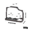 Picture of Hersmay Fuji XS20 Camera Cage with Top Handle, Aluminium Full Cage for FUJIFILM X-S20 Accessories with Quick Release Plate for Arca Stand, Cold Shoe, NATO Rail and 1/4" & 3/8" Threaded Holes