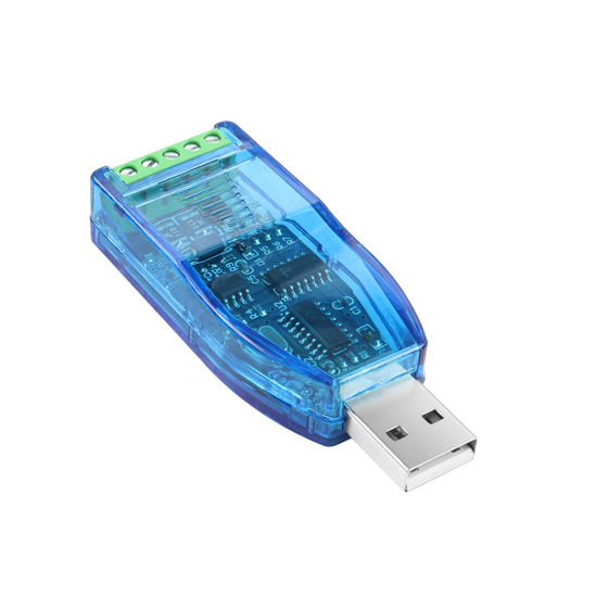 Picture of YACSEJAO USB to RS485 Converter USB 2.0 to RS-485 Serial Port Adapter with CH340 Chip for Windows 11 10 8 7 XP Mac OS