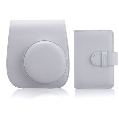 Picture of Frankmate Protective Case Compatible with Fujifilm Instax Mini 12 11 9 8 Instant Film Camera with Accessory Pocket and Adjustable Strap