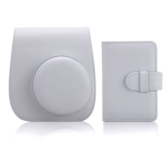 Picture of Frankmate Protective Case Compatible with Fujifilm Instax Mini 12 11 9 8 Instant Film Camera with Accessory Pocket and Adjustable Strap