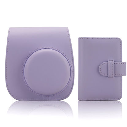 Picture of Frankmate Protective Case Compatible with Fujifilm Instax Mini 12 11 9 8 Instant Film Camera with Accessory Pocket and Adjustable Strap