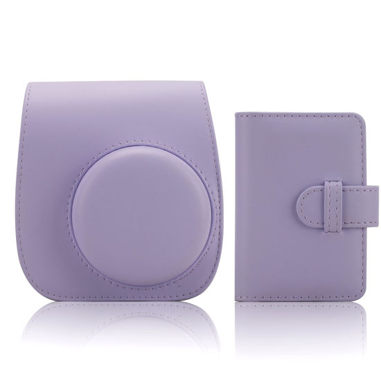 Picture of Frankmate Protective Case Compatible with Fujifilm Instax Mini 12 11 9 8 Instant Film Camera with Accessory Pocket and Adjustable Strap