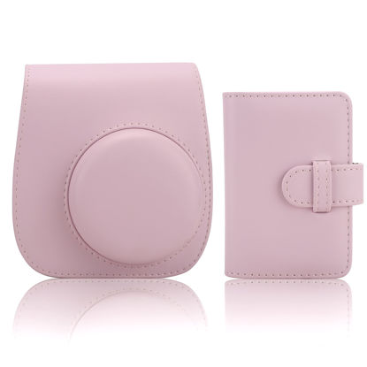 Picture of Frankmate Protective Case Compatible with Fujifilm Instax Mini 12 11 9 8 Instant Film Camera with Accessory Pocket and Adjustable Strap