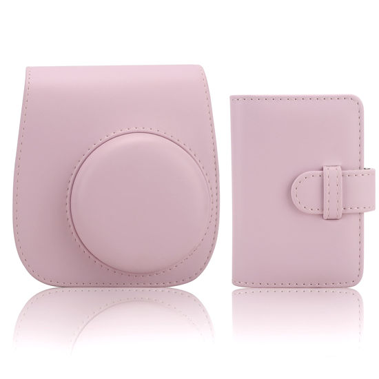 Picture of Frankmate Protective Case Compatible with Fujifilm Instax Mini 12 11 9 8 Instant Film Camera with Accessory Pocket and Adjustable Strap