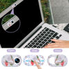 Picture of Yuanchu 8PCS Webcam Cover Slide,Flower Pattern 0.03in Thin Phone Camera Cover Laptop Computer Camera Cover Slide Blocker Slider Lens Cover Protector Protect Privacy Security Fits Desktop PC Tablet Pad