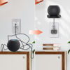 Picture of AHASTYLE iHomePod Mini Wall Mount Holder ABS Stand [Built-in Cord Management] Stable Bracket Holder for HomePod Mini [Need to Drill] (Black-2pcs)