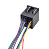 Picture of Car CD 16 Pin ISO Wire Harness Adapter for Semi Truck Freightliner International Compatible with Volkswagen Passatjetta Bora CD Tail line CD Female Socket car Modification Supplies