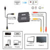 Picture of TXY Mini HDMI-Compatible to RCA AV/CVBS Composite Video AV Converter Adapter HDMI2AV for TV VHS VCR DVD (Black)