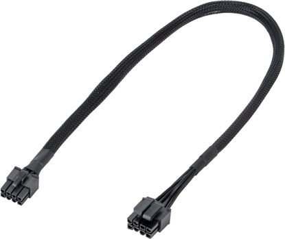 Picture of CPU 8 pin Male to CPU 8 pin (4+4 Detachable) Male EPS-12V Motherboard Power Adapter Sheathed Cable for Corsair Modular Power Supply