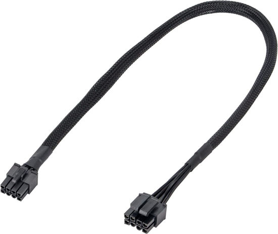 Picture of CPU 8 pin Male to CPU 8 pin (4+4 Detachable) Male EPS-12V Motherboard Power Adapter Sheathed Cable for Corsair Modular Power Supply