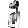 Picture of LFYCCIS Tablet Holder Car Rearview Mirror [Reinforced Four Buckles], Retractable Rearview Mirror Tablet Mount for iPad Pro/Air/Mini, Galaxy Tab, iPhone and More 4.7-12.9" Phone and Tablet