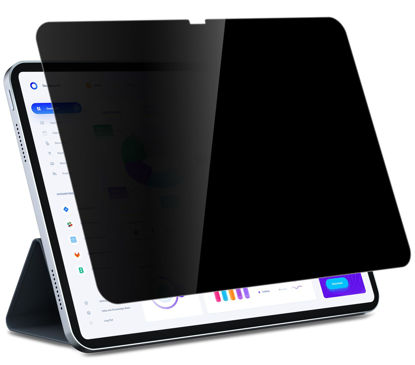 Picture of PYS for iPad 10th Generation Privacy Screen Protector(10.9 inch,2022) 30-Degree Anti-Spy Privacy Filter, Matte Finish Anti-Glare, Fingerprint-Proof, Anti-Scratch Film Guard