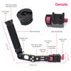 Picture of EaxanPic Briefcase Sling Handgrip for DJI Ronin RS3 Mini/RS3/RS2/RSC2, Adjustable Dual-Directional NATO Extension Handle Grip for Gimbal with 2 Cold Shoes and 1/4 3/8 Threaded Holes