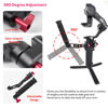 Picture of EaxanPic Briefcase Sling Handgrip for DJI Ronin RS3 Mini/RS3/RS2/RSC2, Adjustable Dual-Directional NATO Extension Handle Grip for Gimbal with 2 Cold Shoes and 1/4 3/8 Threaded Holes