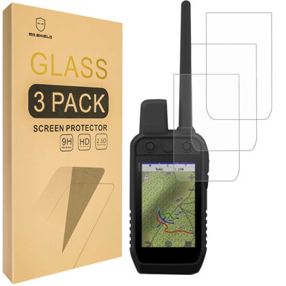 Picture of Mr.Shield [3-Pack] Screen Protector For Garmin Alpha 300 / Alpha 300i [Tempered Glass] [Japan Glass with 9H Hardness] Screen Protector Foils