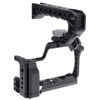 Picture of FocusFoto Camera Cage +Top/Side Handle Grip Kit, Aluminium Alloy Video Filmmaking Stabilizer Rig with Cold Shoe and 1/4" 3/8" Screw Mouting for Canon EOS M50 Mark II/M50/M5 Mirrorless Camera