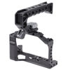 Picture of FocusFoto Camera Cage +Top/Side Handle Grip Kit, Aluminium Alloy Video Filmmaking Stabilizer Rig with Cold Shoe and 1/4" 3/8" Screw Mouting for Canon EOS M50 Mark II/M50/M5 Mirrorless Camera
